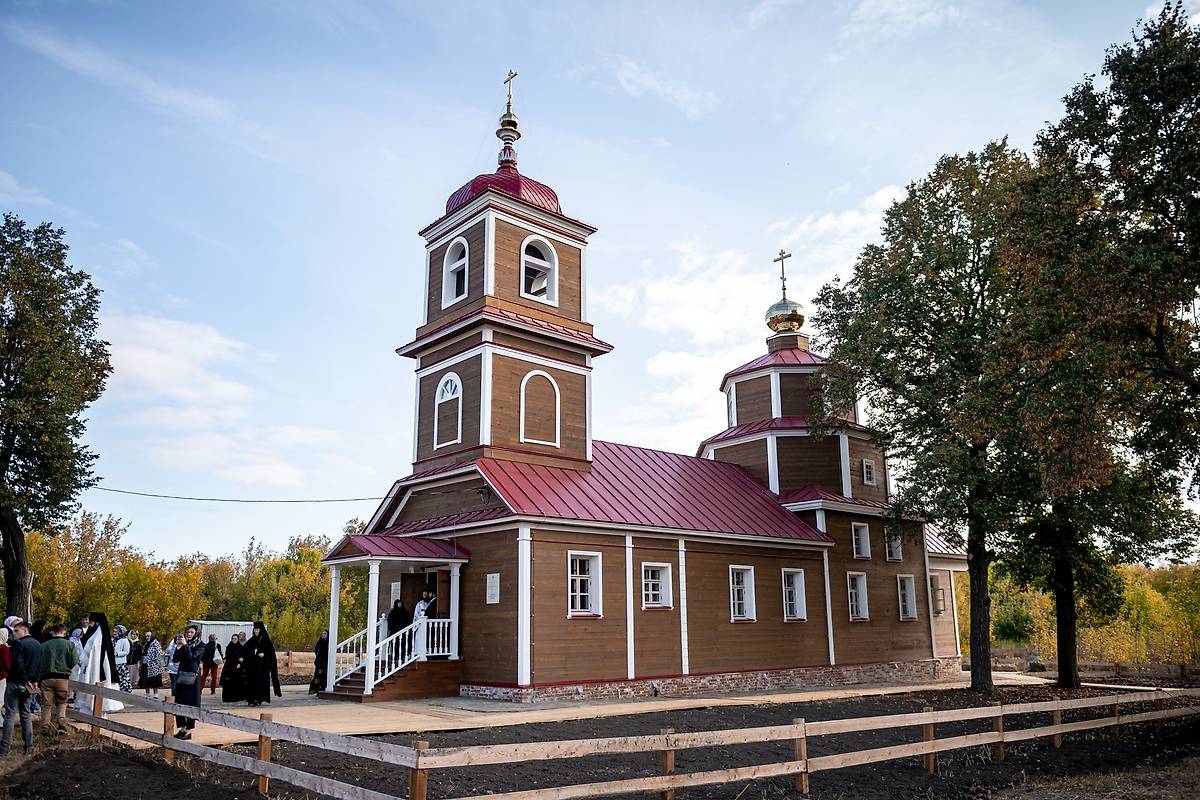 фасады. Церковь Михаила Архангела, Архангельские Кляри (Камско-Устьинский район, Республика Татарстан)