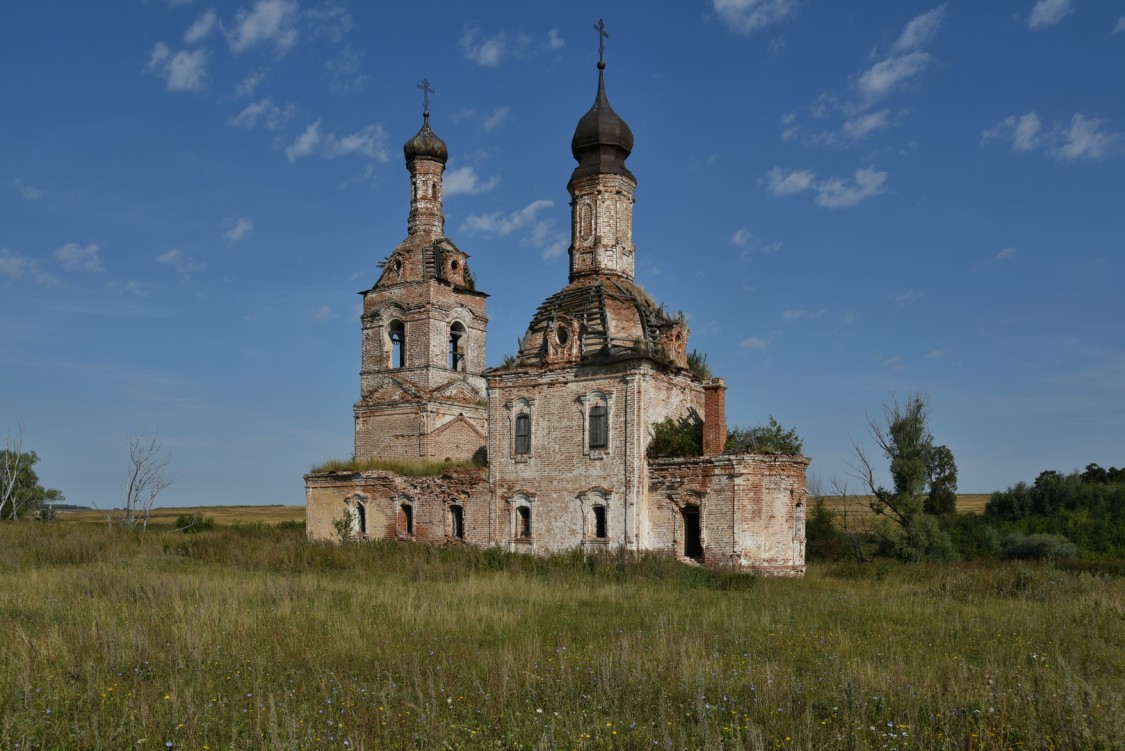 Красная Поляна. Церковь Успения Пресвятой Богородицы. фасады, Вид с юго-востока