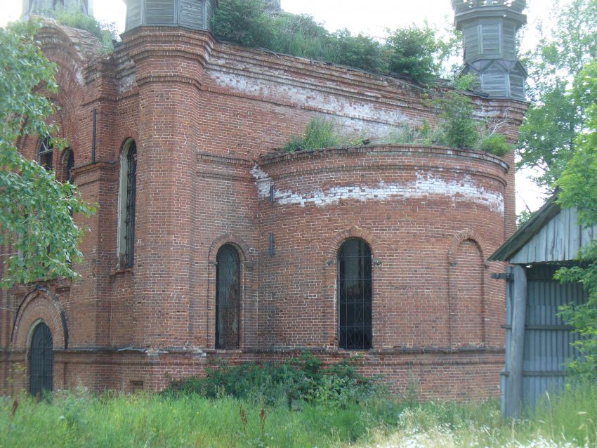 Удельное Нечасово. Церковь Троицы Живоначальной. архитектурные детали