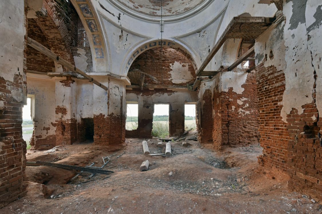 Церковь Николая Чудотворца, Карланга, урочище (Тетюшский район, Республика Татарстан). интерьер и убранство, Южная сторона основного объема