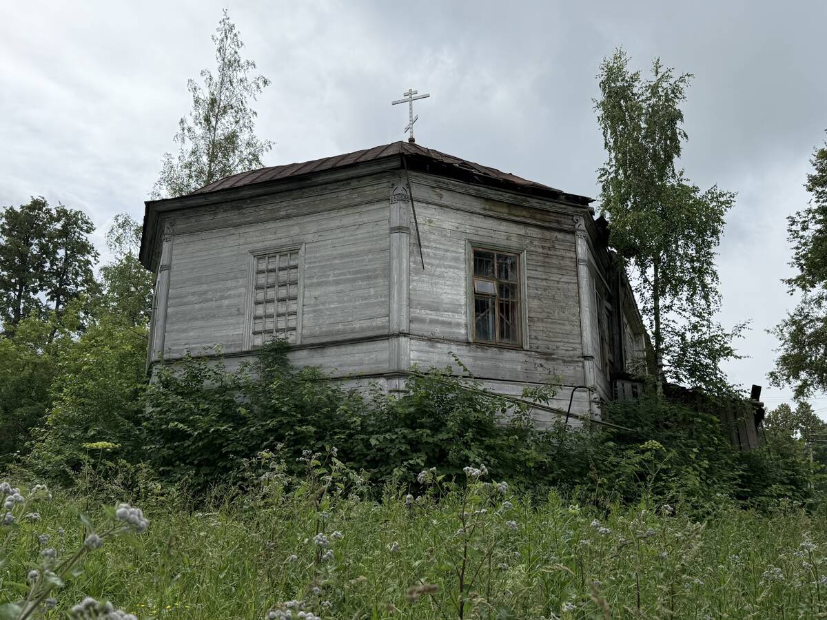 Церковь Богоявления Господня, Майкор (Коми-Пермяцкий округ, Юсьвинский район, Пермский край). фасады, Вид с востока