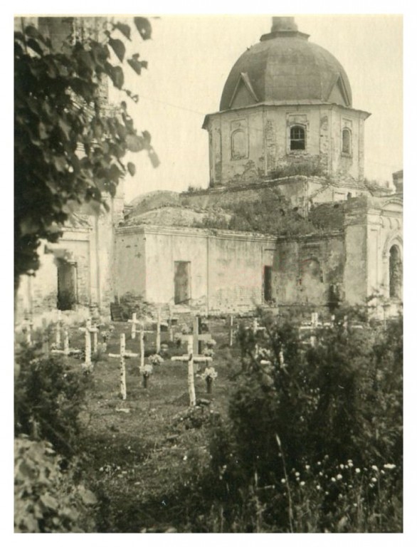 Бараново. Церковь Покрова Пресвятой Богородицы. архивная фотография, Фото 1941 г. с аукциона e-bay.de