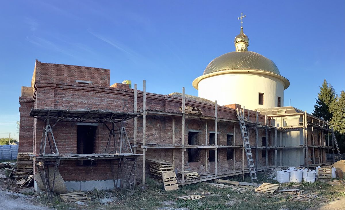 Вид с юго-запада, документальные фотографии. Церковь Михаила Архангела, Свободная Дубрава (Ливенский район и г. Ливны, Орловская область)