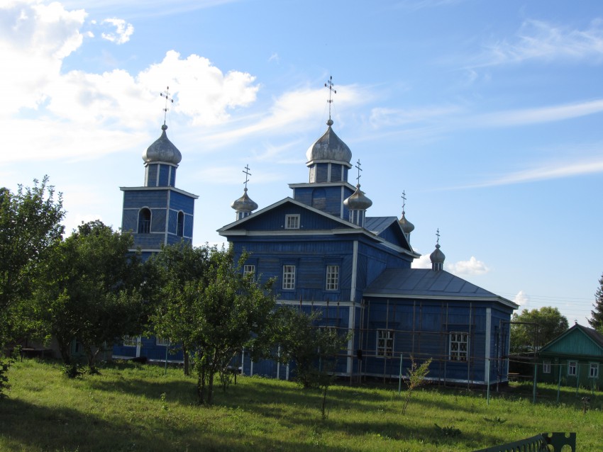 Климово. Церковь Покрова Пресвятой Богородицы. фасады