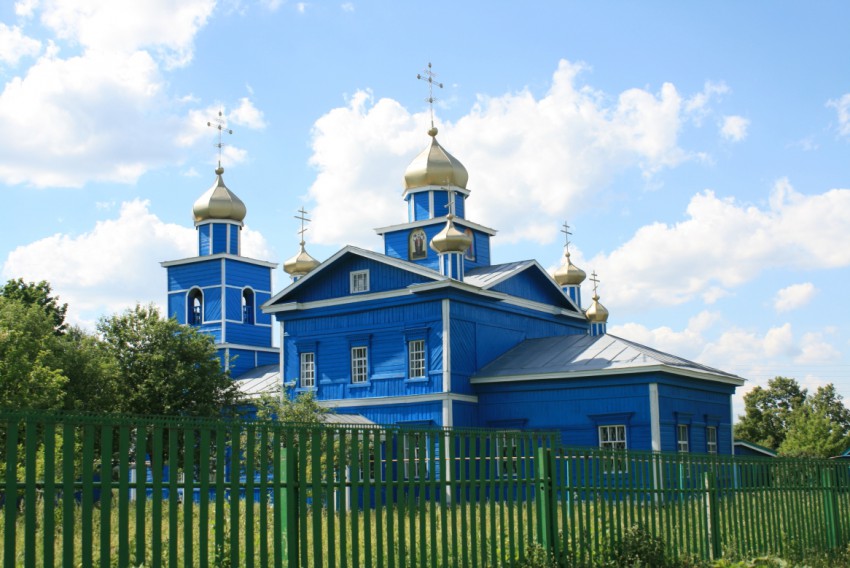 Климово. Церковь Покрова Пресвятой Богородицы. фасады