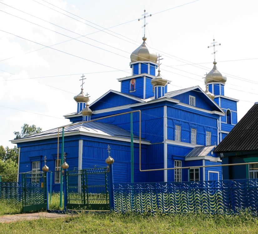 Климово. Церковь Покрова Пресвятой Богородицы. фасады