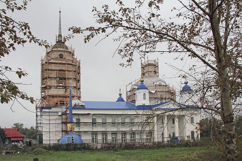 Семёновское. Церковь Вознесения Господня. документальные фотографии