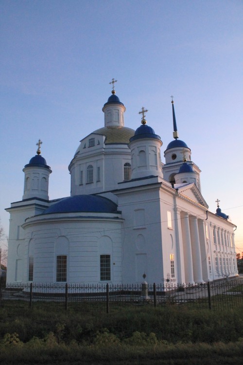 Семёновское. Церковь Вознесения Господня. фасады