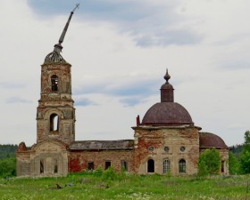 Поцкий погост. Церковь Илии Пророка