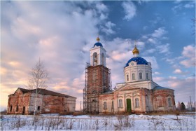 Бородино. Храмовый комплекс. Церкви Михаила Архангела и иконы Божией Матери 