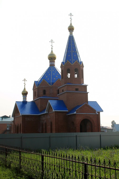 Церковь Рождества Христова (новая), Шемурша (Шемуршинский район, Республика Чувашия). общий вид в ландшафте