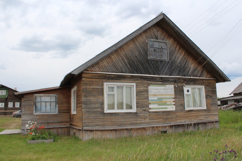 Веркола. Молитвенный дом Николая Чудотворца. общий вид в ландшафте, Вид с юга