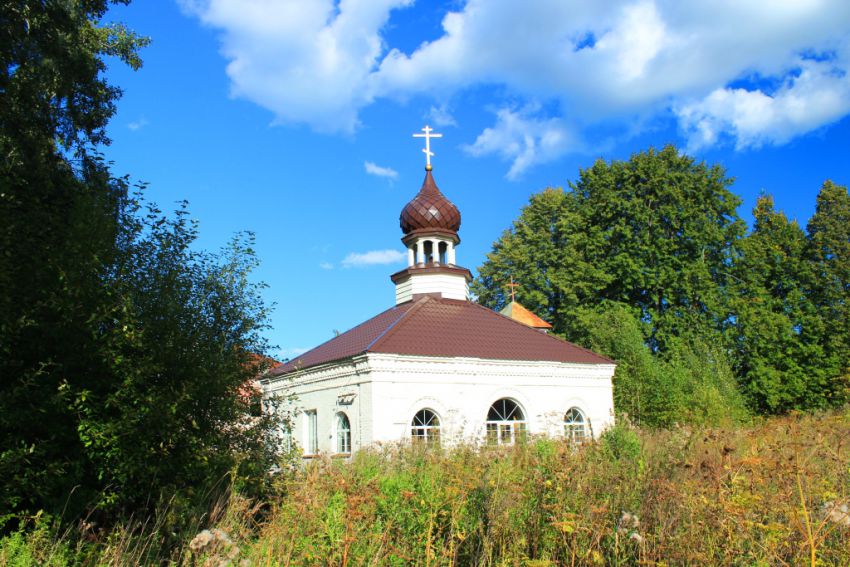 Муханово. Церковь Успения Пресвятой Богородицы. фасады, Вид с северо-запада