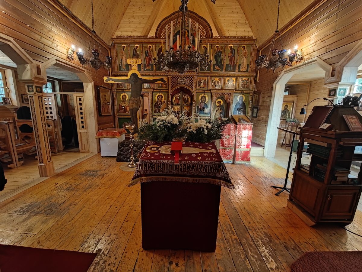Сергиевский скит. Церковь Сергия Радонежского, Благовещенье (Сергиево-Посадский городской округ, Московская область). интерьер и убранство