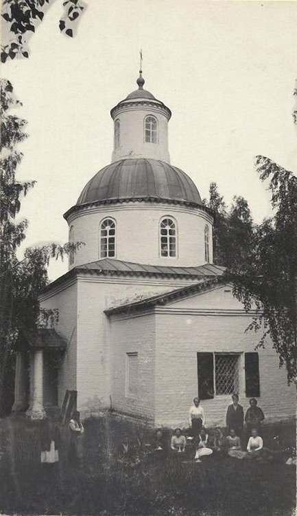 Церковь Прокопия Устюжского, Олбово (Великоустюгский район, Вологодская область). архивная фотография, Фото 1906 года из фондов Великоустюгского государственного историко-архитектурного и художественного музея-заповедника. Автор Георгий Капитонович Лохтин