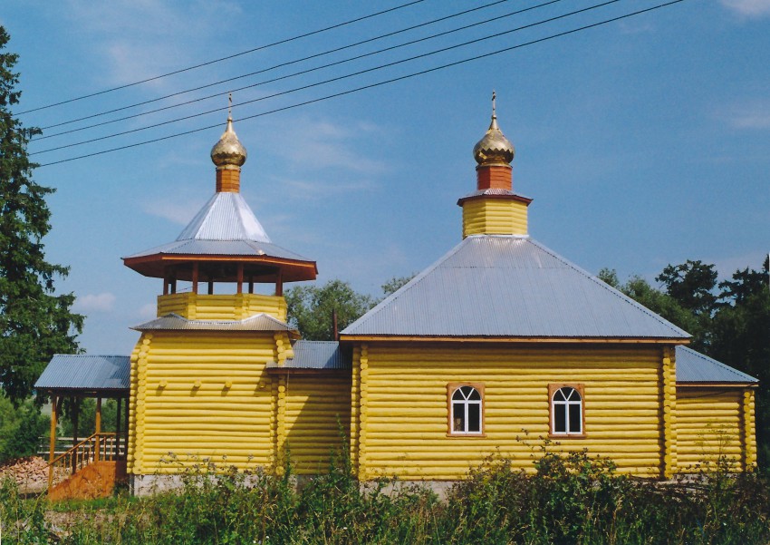 Петрово. Церковь Михаила Архангела. архивная фотография, Церковь сгорела.