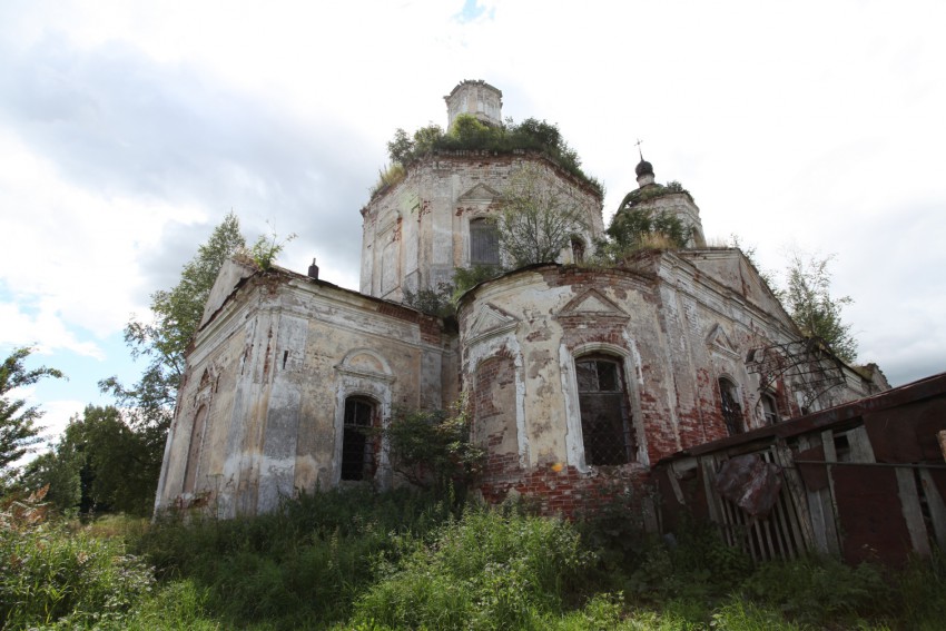 Климово. Церковь Благовещения Пресвятой Богородицы. фасады