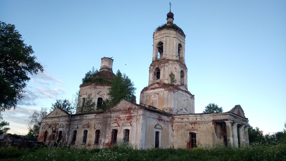 Климово. Церковь Благовещения Пресвятой Богородицы. фасады