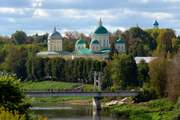 Торжок. Храмовый комплекс. Собор Преображения Господня и церковь Входа Господня в Иерусалим