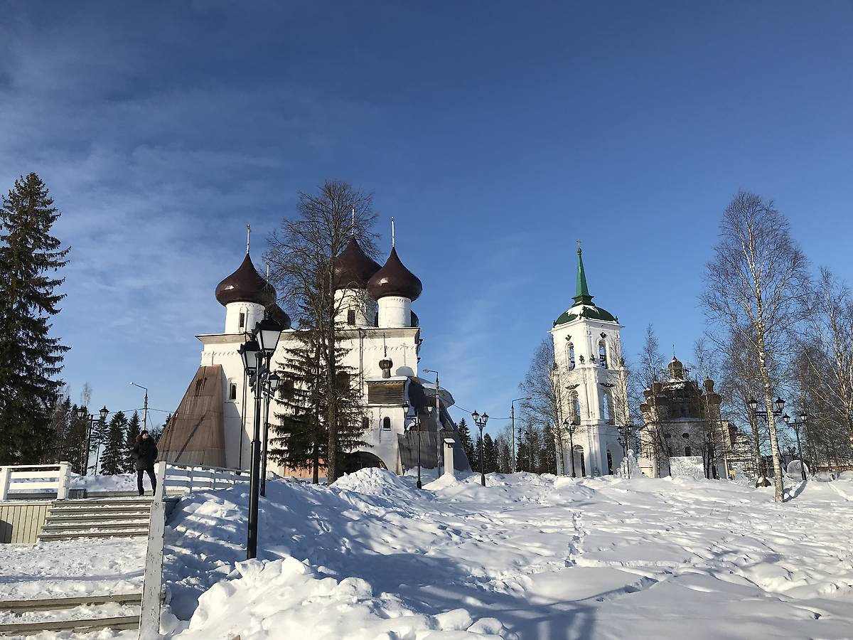 фасады. Храмовый комплекс Нового торга, Каргополь (Каргопольский район, Архангельская область)
