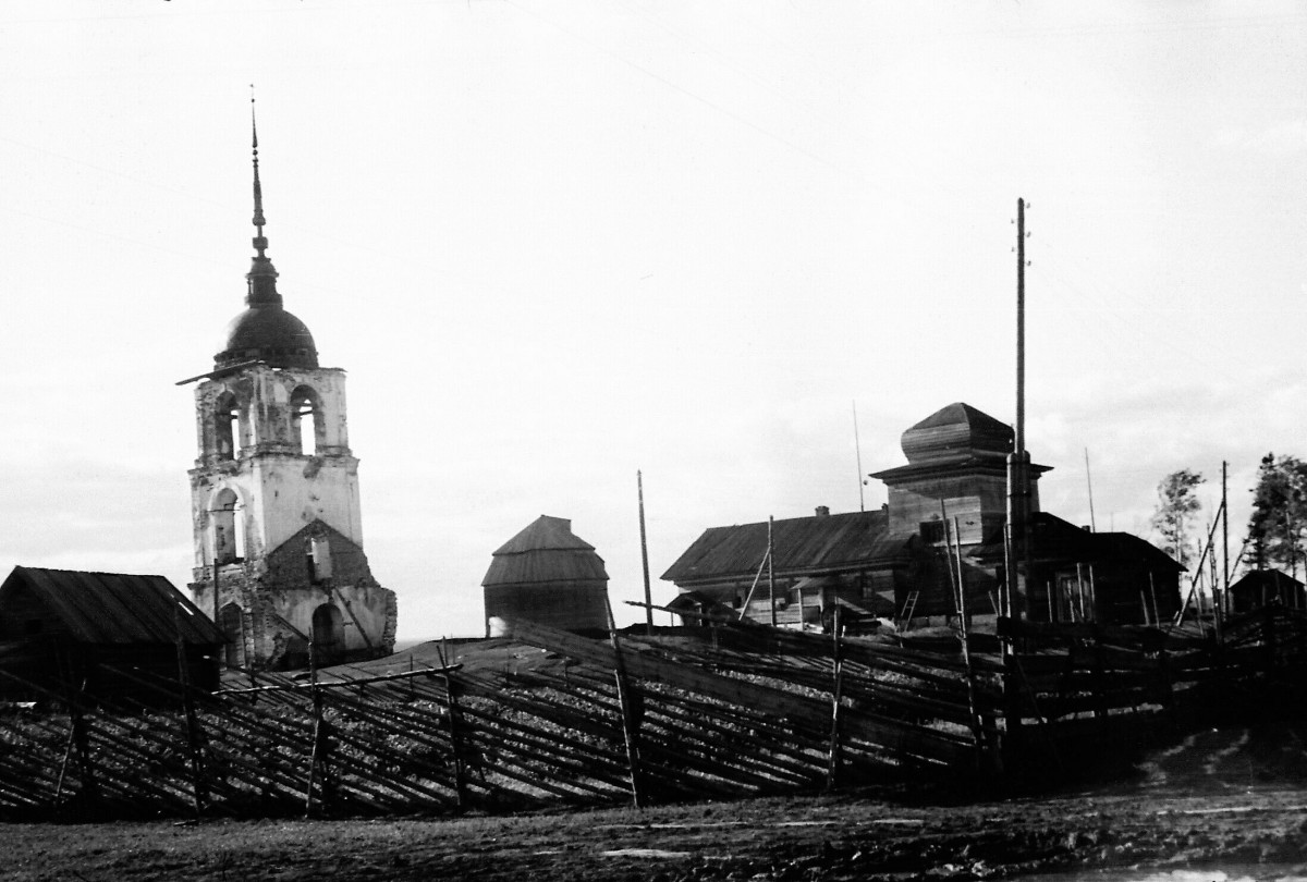 Морщихинская (Нокола). Церковь Михаила Архангела. архивная фотография