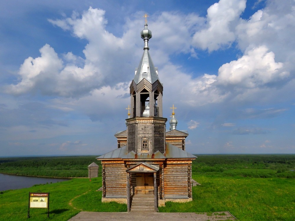 Церковь Илии Пророка из с. Бигичи (копия), Чердынь (Чердынский район, Пермский край). фасады