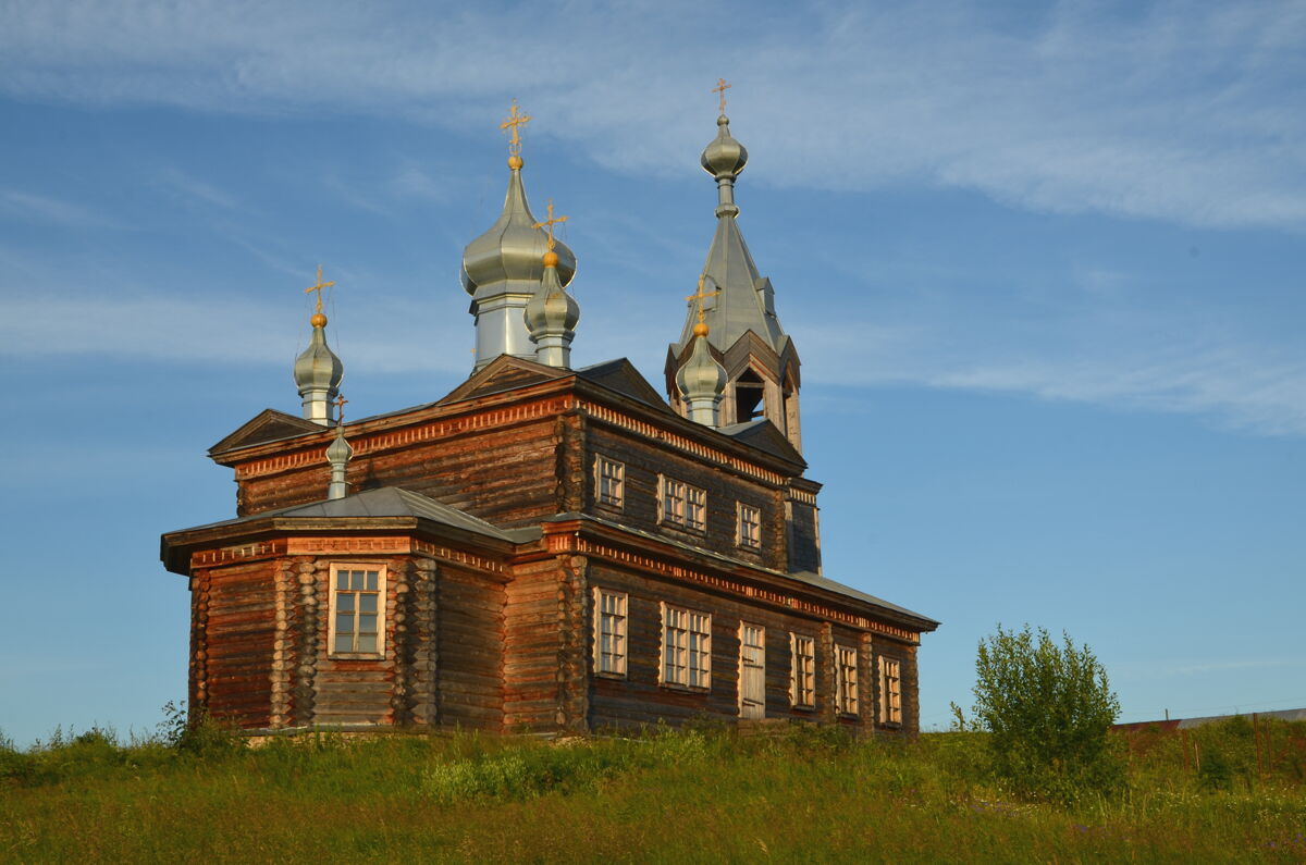 Церковь Илии Пророка из с. Бигичи (копия), Чердынь (Чердынский район, Пермский край). фасады