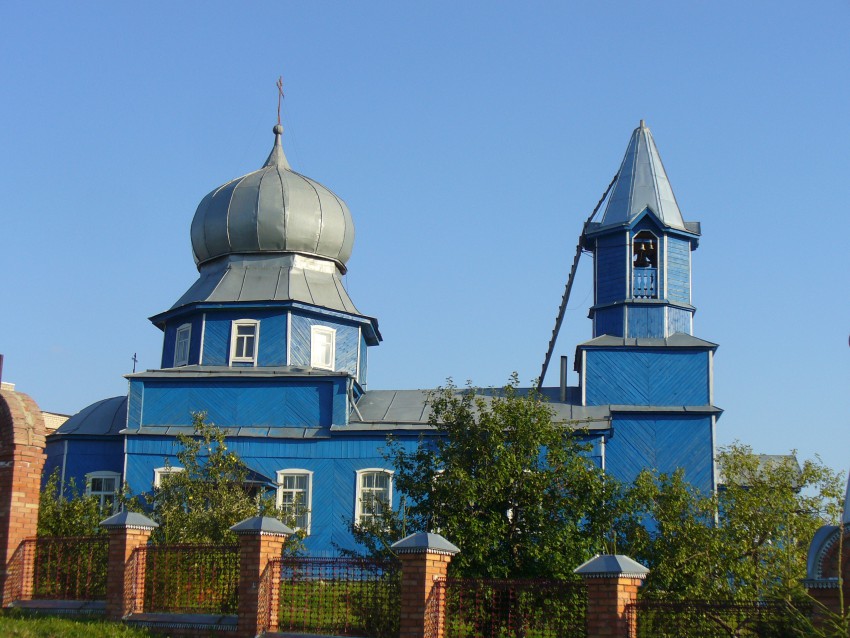 Чувашское Дрожжаное. Церковь Покрова Пресвятой Богородицы. фасады