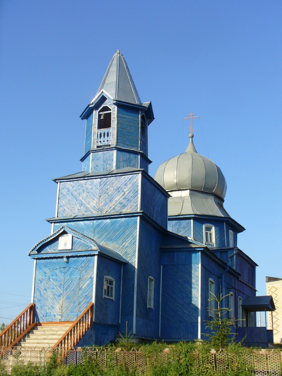 Чувашское Дрожжаное. Церковь Покрова Пресвятой Богородицы. фасады