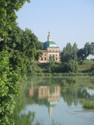 Церковь Троицы Живоначальной, Церковь Троицы. Вид с пруда.<br>, Троицкие Борки, Луховицкий городской округ, Московская область