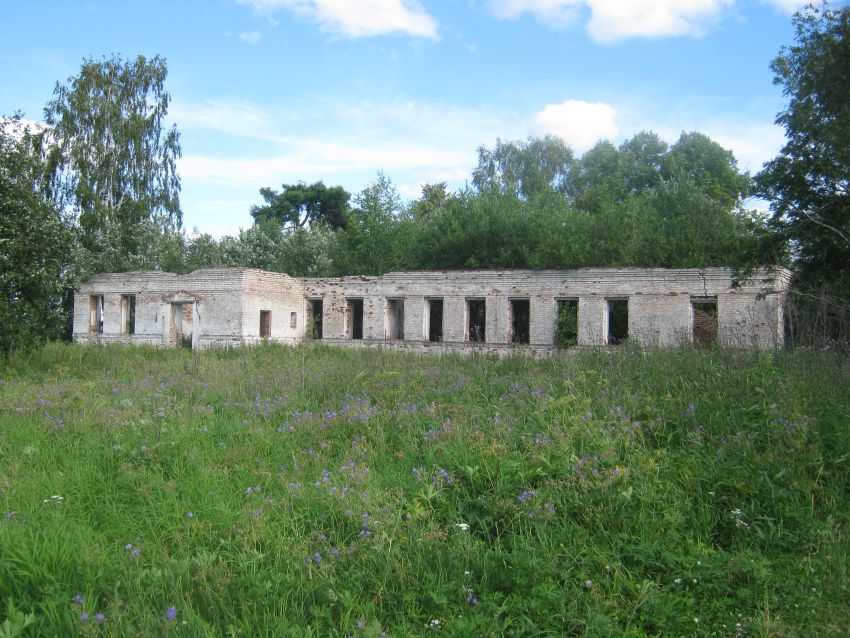 Минина Полянка. Прилуцкий Николаевский  монастырь. общий вид в ландшафте