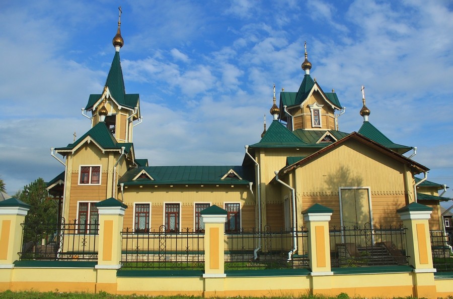 Слюдянка. Церковь Николая Чудотворца. фасады