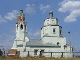 Новоспасск. Церковь Происхождения Честных Древ Креста Господня