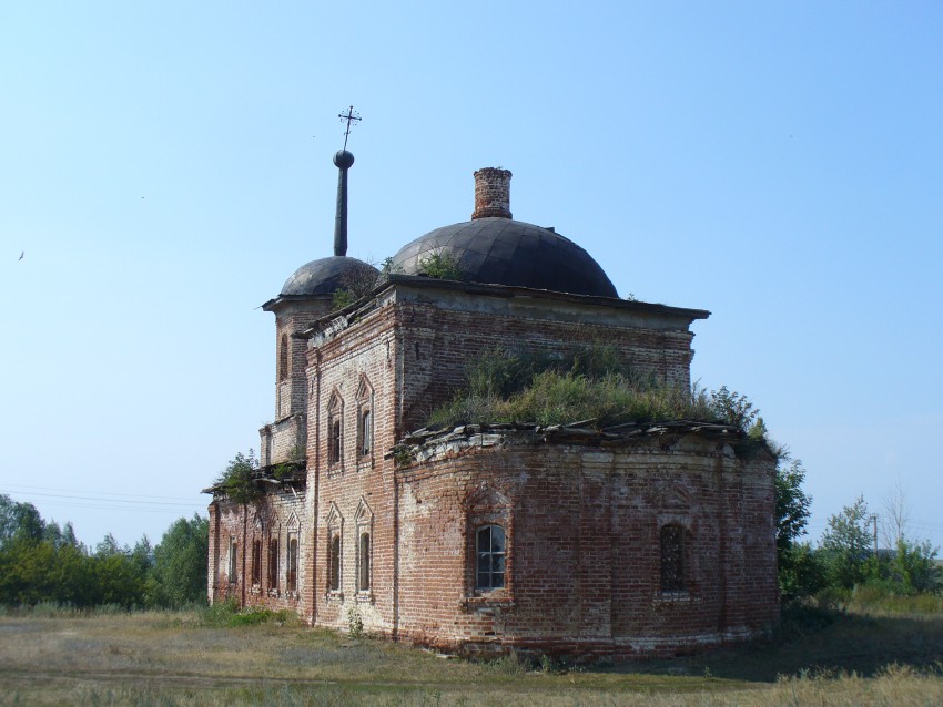 Базяково. Церковь Тихвинской иконы Божией Матери. фасады