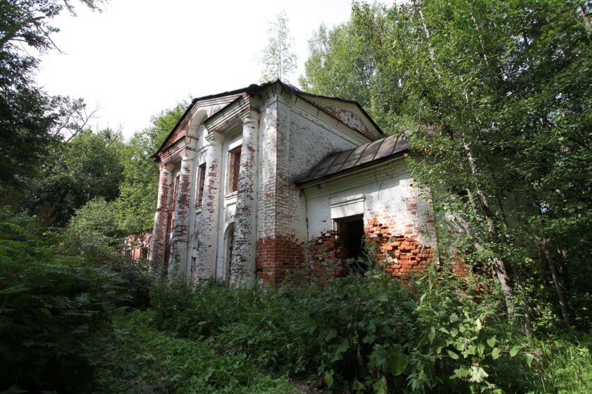 Артюково. Церковь Сергия Радонежского. общий вид в ландшафте