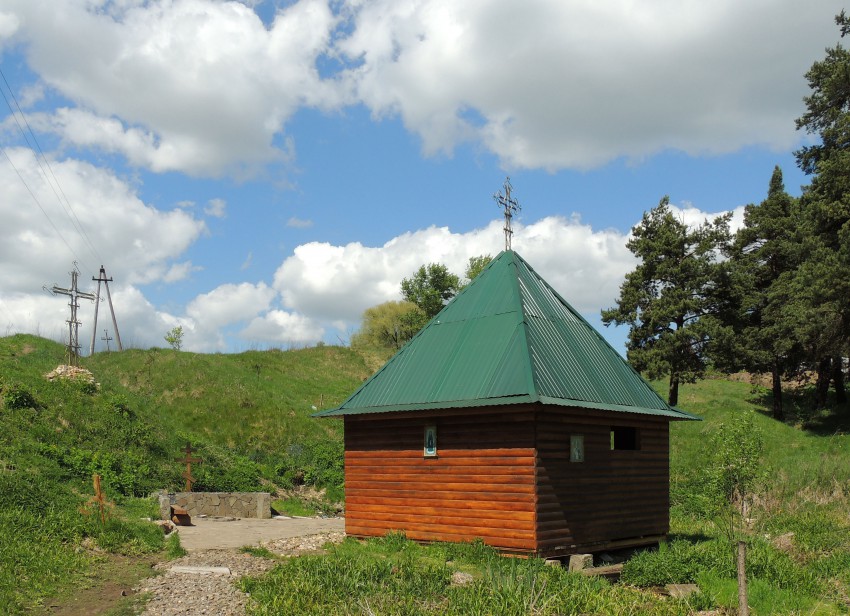 Часовня Сергия Радонежского, Ступино (Ступинский городской округ, Московская область). общий вид в ландшафте
