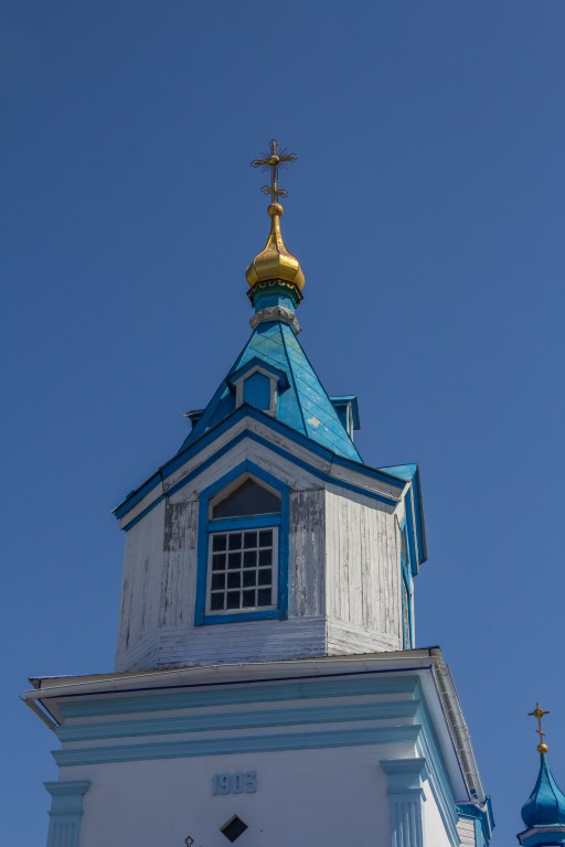 Церковь Казанской иконы Божией Матери, Соль-Илецк (Соль-Илецкий район, Оренбургская область). архитектурные детали, Колокольня