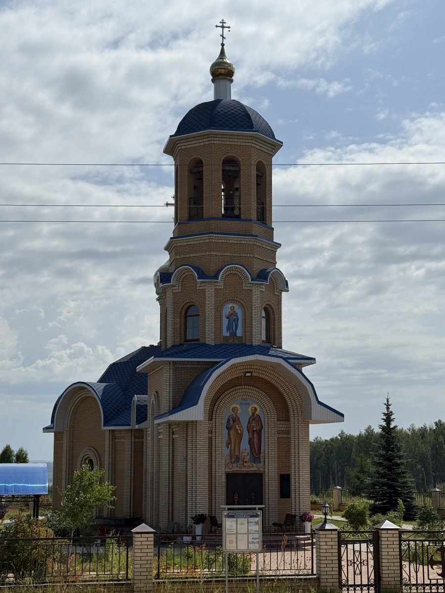 Церковь Петра и Павла, Соколка (Мамадышский район, Республика Татарстан). фасады, Вид с северо-запада