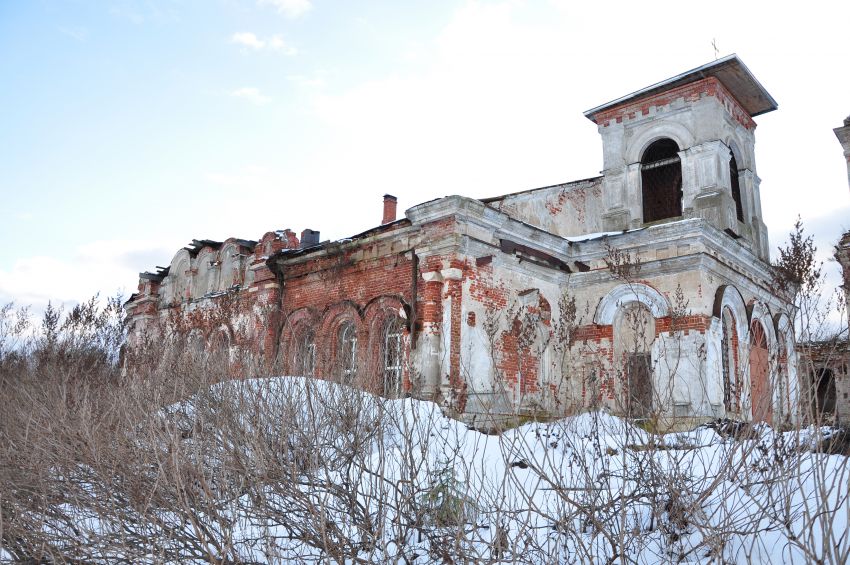 Церковь Казанской иконы Божией Матери, Кузнецово (Рамешковский район, Тверская область). фасады, 1883 г. Церковь Казанской иконы Божией Матери