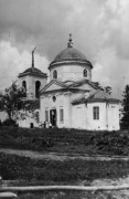 Церковь Благовещения Пресвятой Богородицы, Съемка времен оккупации Духовщинского района<br>, Басино, Духовщинский район, Смоленская область