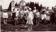 Церковь Благовещения Пресвятой Богородицы, Южный фасад храма. Фото 1941 г. с аукциона e-bay.de<br>, Басино, Духовщинский район, Смоленская область