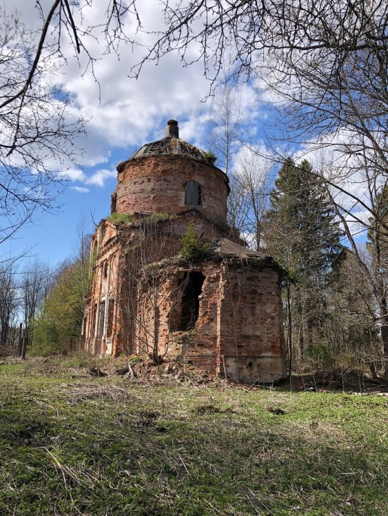 Церковь Благовещения Пресвятой Богородицы, Басино (Духовщинский район, Смоленская область). фасады