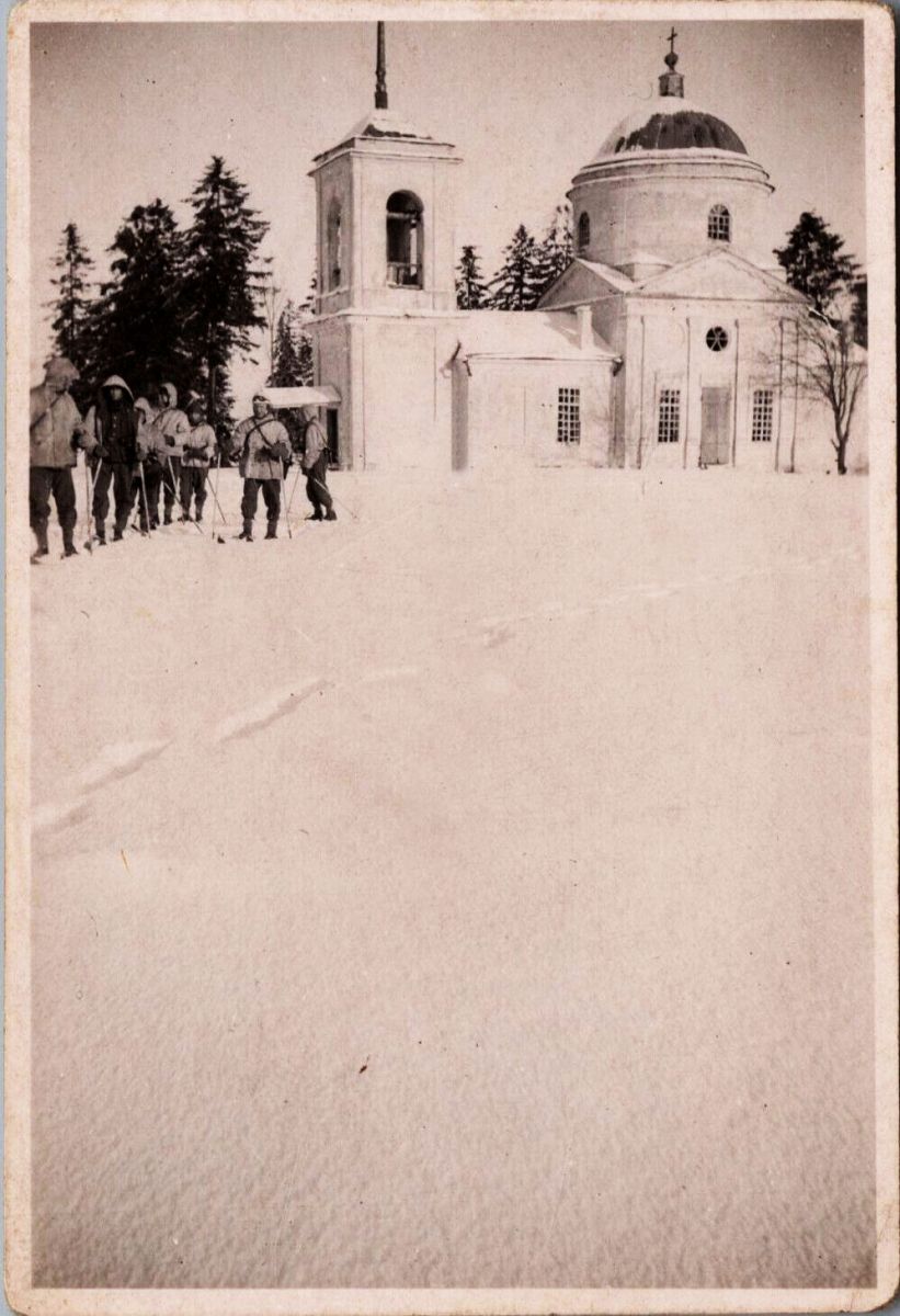 Церковь Благовещения Пресвятой Богородицы, Басино (Духовщинский район, Смоленская область). архивная фотография, Фото 1941 г. с аукциона e-bay.de