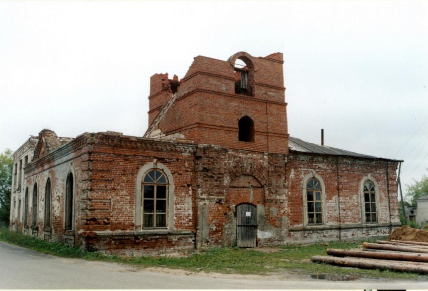 Чаадаево. Церковь Рождества Пресвятой Богородицы. архивная фотография, северо-западный фасад