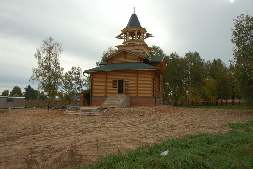 Церковь Покрова Пресвятой Богородицы, Депо (Белый ручей) (Вытегорский район, Вологодская область). общий вид в ландшафте