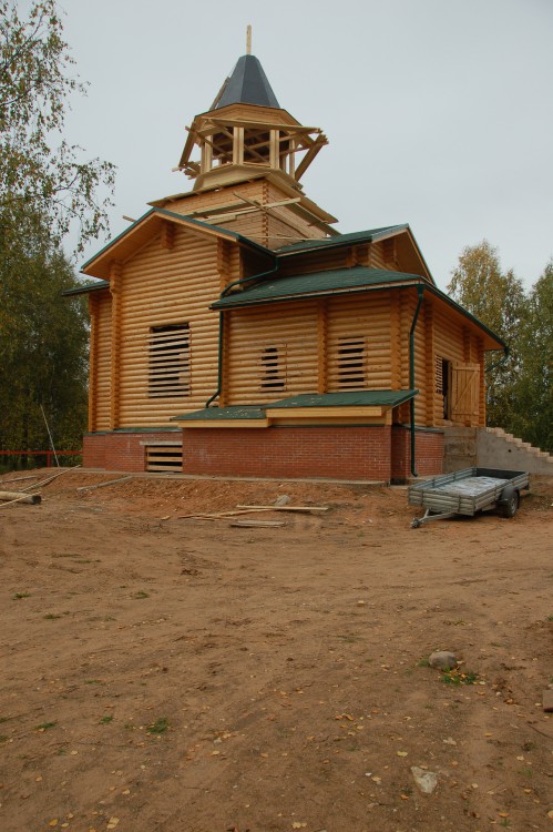 Церковь Покрова Пресвятой Богородицы, Депо (Белый ручей) (Вытегорский район, Вологодская область). общий вид в ландшафте