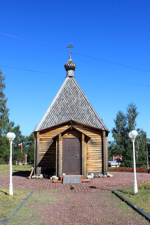 Петрозаводск. Часовня Ахтырской иконы Божией Матери при Республиканской больнице им. Баранова. фасады