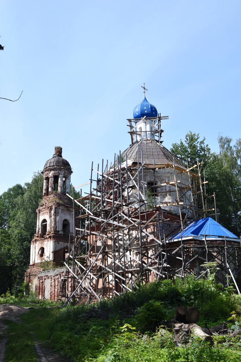 документальные фотографии. Церковь Благовещения Пресвятой Богородицы, Тухани (Сандовский район, Тверская область)