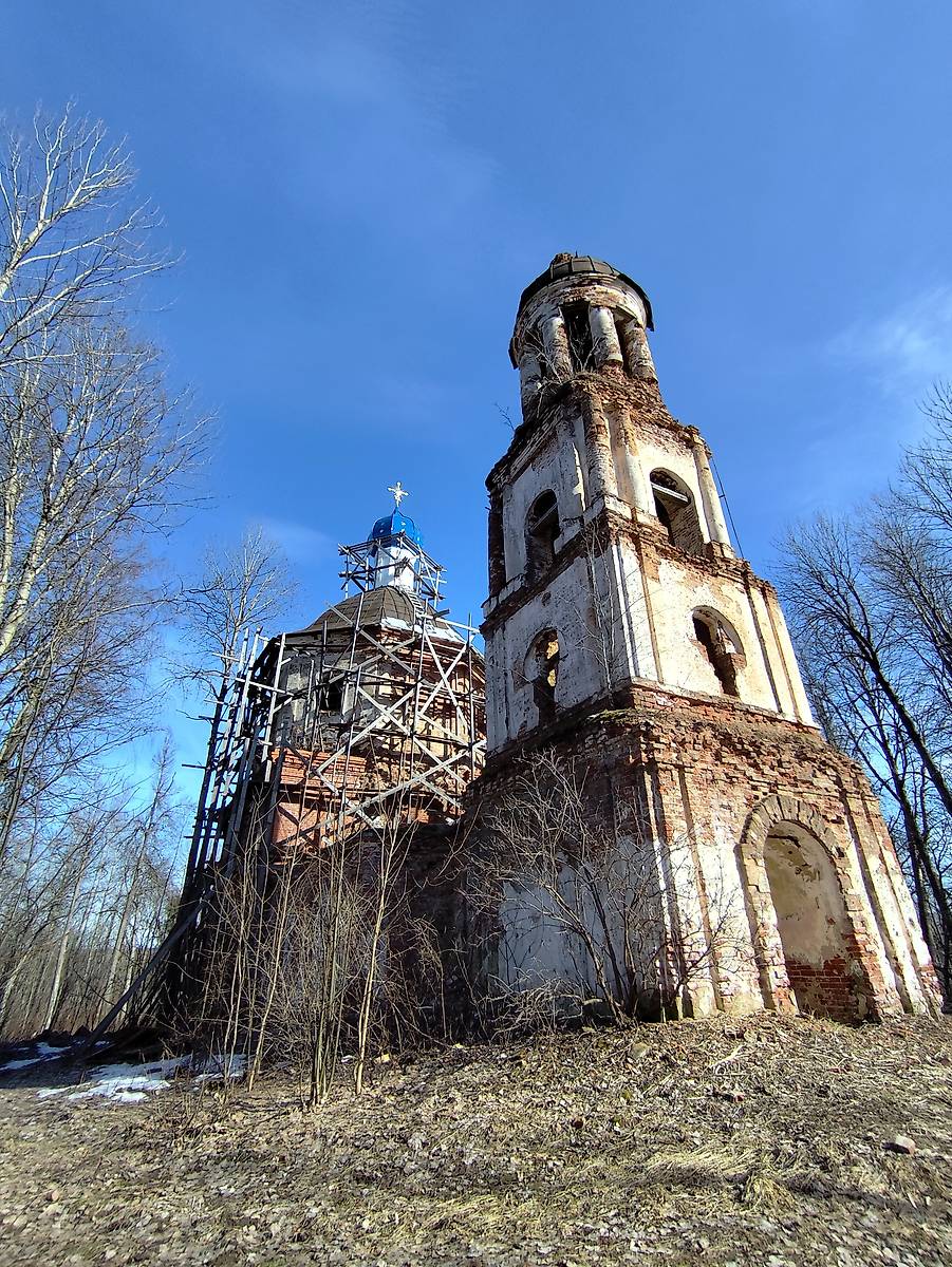 документальные фотографии. Церковь Благовещения Пресвятой Богородицы, Тухани (Сандовский район, Тверская область)