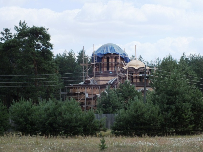Покровский Отмицкий мужской монастырь. Церковь Бориса и Глеба, Отмичи (Калининский район, Тверская область). документальные фотографии
